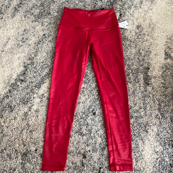 NWT VS Sports knockout red coated tight leggings - Picture 1 of 6